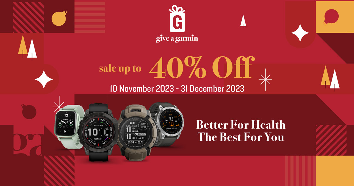 [20231216] Wrap Up 2023 with Give A Garmin Sale!