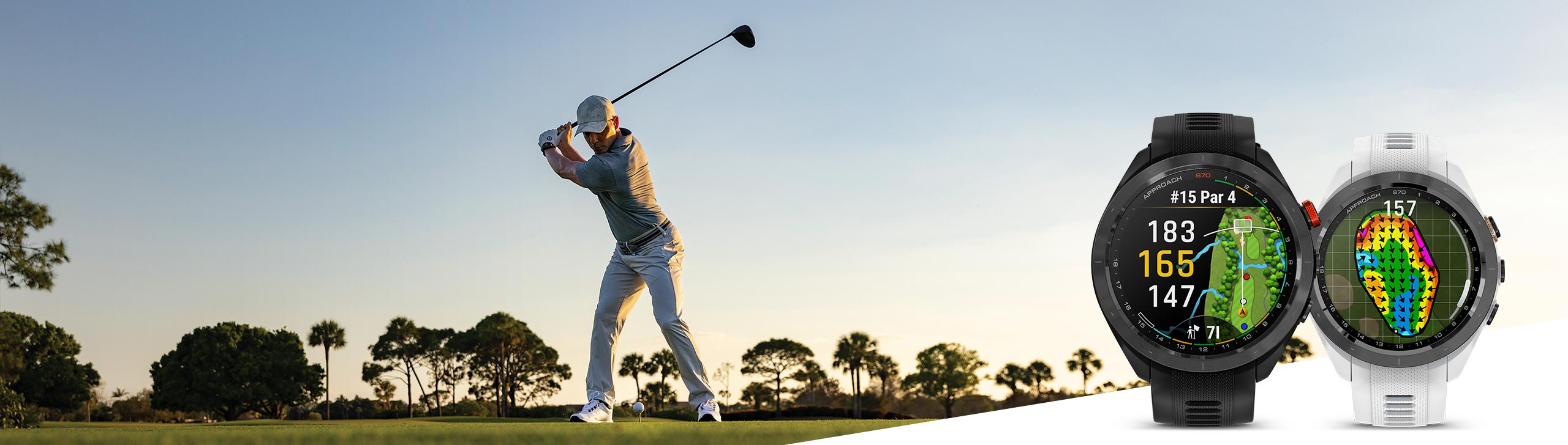 Approach S70 - Premium GPS Golf Wearable Device 