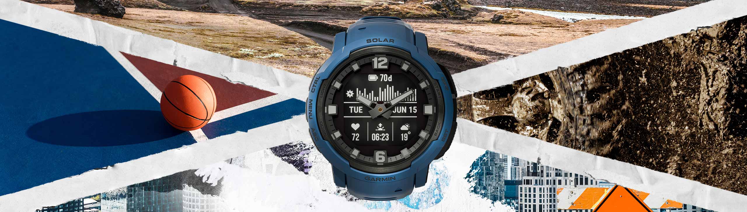Instinct Crossover  - Hybrid GPS Multisport Smartwatch