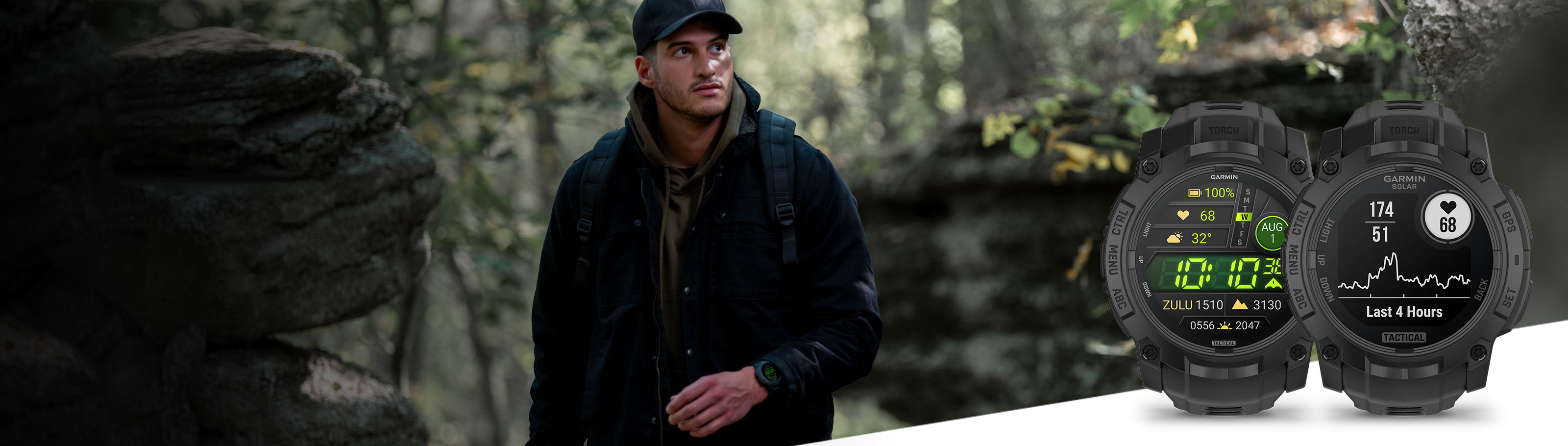 Instinct 3 Tactical - Rugged  Outdoor  GPS  Smartwatch