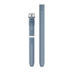 QuickFit 22 Watch Bands - Hurricane Blue Silicone (3-piece Dive