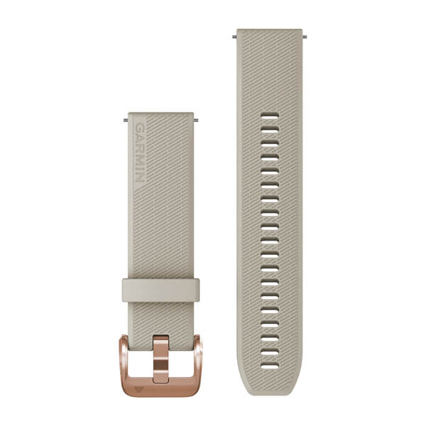 Quick Release Bands 20 mm Light Sand with Rose Gold Hardware products Garmin Malaysia