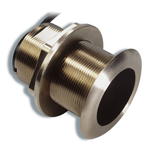 Bronze Tilted Thru-hull Transducer with Depth & Temperature (12° tilt, 8-pin) - Airmar B60