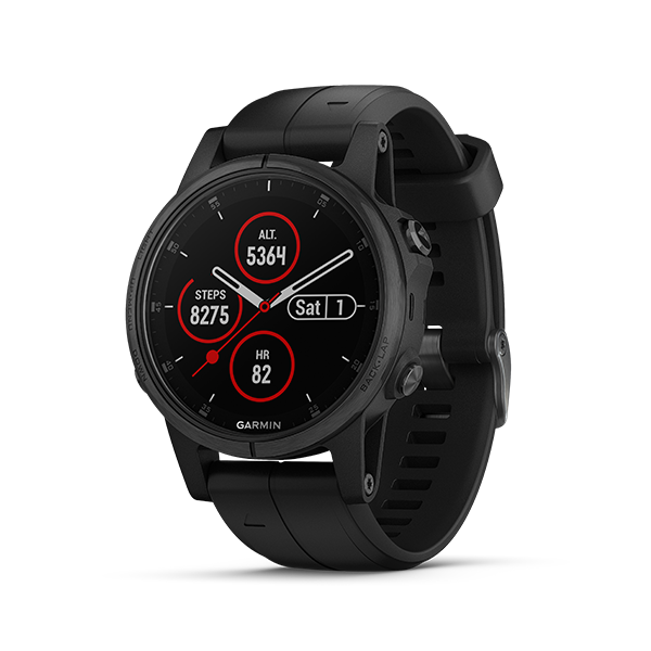 garmin fenix 5s plus black sapphire