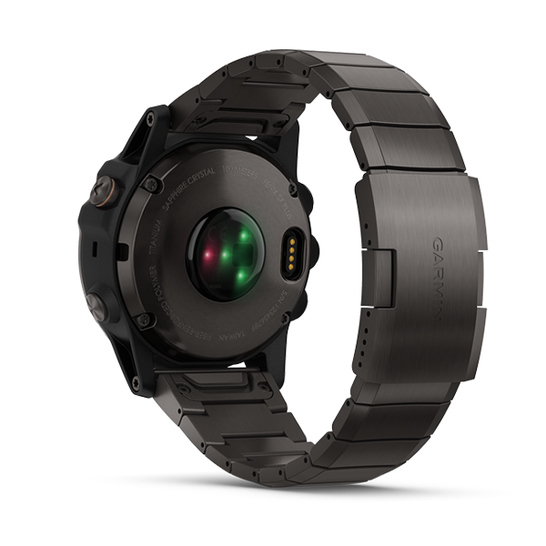 Garmin Fenix 5x Plus Correa Zafiro Carbon Gray Titanium 51mm