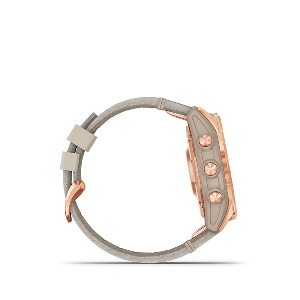 Bracelet acier Garmin Fenix 7 (or rose) 