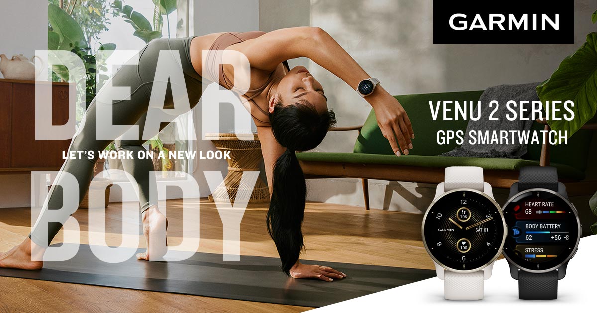 Garmin Venu® 2 Fitness Smartwatch - Black / Slate